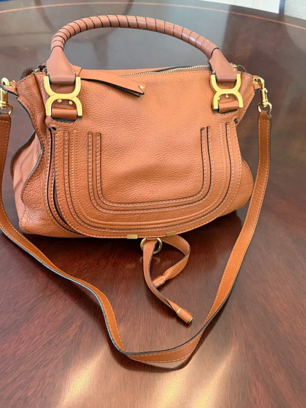 Chloe Marcie Medium Satchel - Double Carry